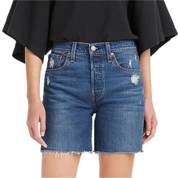 Levis 501 mid thigh short Charleston picks 31 6” - Picture 3 of 5